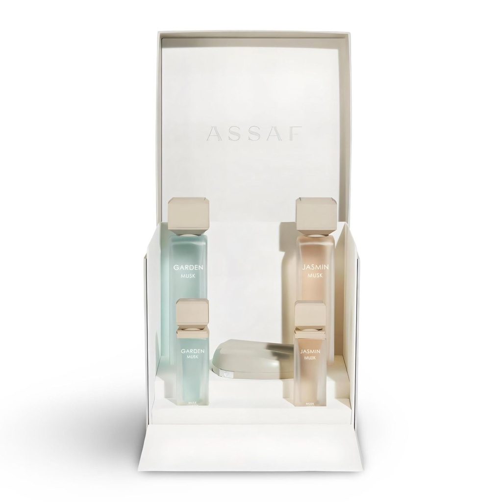 ASSAF GARDEN MUSK & JASMINE MUSK BUNDLE + POWDER